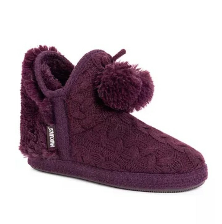 women's muk luks amira bootie slippers